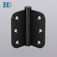 Fabricant chinois de charnières de porte, charnière de porte résidentielle de 3 pouces, charnière à bout rond de 5/8 pouces en acier inoxydable 304, charnière de porte de salle de bain