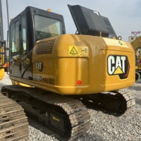 Excavatrice Caterpillar CAT312D2GC d'occasion de haute qualité, 12 tonnes, engin de terrassement moyen, excavatrice d'occasion à vendre