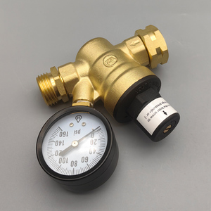 Accesorio de latón de 3/4 hilos sin plomo Válvula de reducción ajustable PRV de agua del grifo de regulación de presión manual - Product Image 5