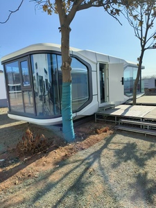 <span class=keywords><strong>Casa</strong></span> prefabricada moderna móvil pequeña cápsula cabina contenedor hogar para Villa espacio al aire libre cápsula <span class=keywords><strong>casa</strong></span> - Product Image 2
