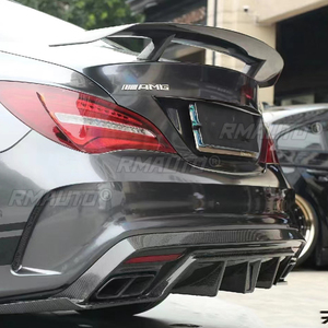 สปอยเลอร์หลังคา GT สำหรับ Mercedes-Benz CLA CLASS W117 CLA45 คาร์บอนไฟเบอร์ / FRP สปอยเลอร์ฝากระโปรงท้าย ปี 2013 2014 2015 2016 - Product Image 6