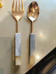 Ensemble de couverts de luxe en acier inoxydable durable, prêt à la vente, avec polissage miroir, design tendance, fabriqué à la main, à vendre - Product Image 2