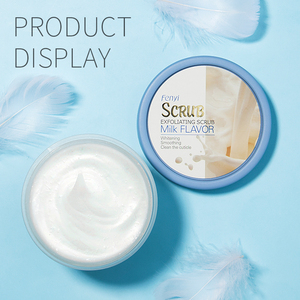 Crème exfoliante pour le corps au parfum de lait Fenyi Natural 100g, gel exfoliant pour un nettoyage en profondeur - Product Image 3