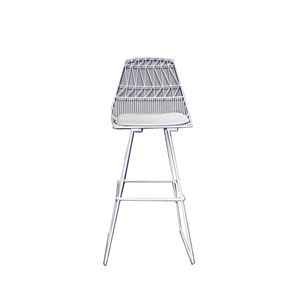Haute qualité en acier peinture <span class=keywords><strong>blanc</strong></span> rouge <span class=keywords><strong>noir</strong></span> haute chaise de bar meubles de restaurant nordique fil tabouret de bar - Product Image 1