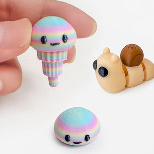 Vashine-Jouet animal imprimé <span class=keywords><strong>en</strong></span> 3D, jouet souvenir zoo de dessin animé, ornement <span class=keywords><strong>en</strong></span> cristal flexible, mignon, PLA Toi pour enfants - Product Image 3