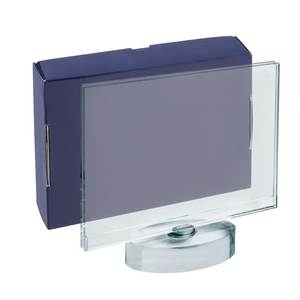 Cadre photo en cristal 150x100 mm, support en verre pour utilisation sur bureau - Product Image 3