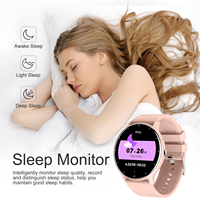 Jam Tangan Pintar LIGE BW0223 2 Tali untuk Wanita, Monitor Kesehatan Tahan Air, Pelacak Olahraga, Jam Tangan Pintar untuk Wanita dan Pria, Android dan IOS