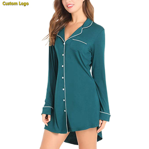 <span class=keywords><strong>Camicie</strong></span> <span class=keywords><strong>da</strong></span> <span class=keywords><strong>Notte</strong></span> Personalizzate per Donne, Manica Corta/Lunga, <span class=keywords><strong>con</strong></span> <span class=keywords><strong>Bottoni</strong></span>, Pigiami Premaman, Abiti per Allattamento, Abbigliamento <span class=keywords><strong>da</strong></span> <span class=keywords><strong>Notte</strong></span> - Product Image 1