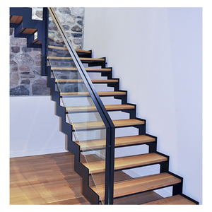 <span class=keywords><strong>Escalier</strong></span> à marches ouvertes en acier <span class=keywords><strong>brut</strong></span>, construction soudée, double face, haute capacité de charge - Product Image 6