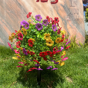 <span class=keywords><strong>Arbres</strong></span> topiaires artificiels en forme de boule violette, faits à la main, réalistes, résistants aux UV, en plastique, pour décorer la véranda, la cour, Noël, le Nouvel An - Product Image 4