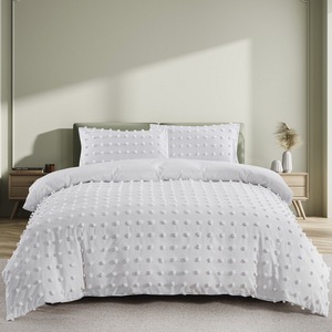 Parure de lit personnalisée 3 pièces en textile de maison, motif sculpté, taies d'oreiller kaki, housses de couette en polyester <span class=keywords><strong>240x260</strong></span> - Product Image 6