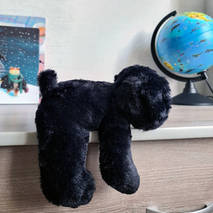 Peluche <span class=keywords><strong>de</strong></span> Perro Negro, Peluche <span class=keywords><strong>de</strong></span> Cachorro Suave y Adorable, Peluche Realista, Regalo para Niños, Fabricante <span class=keywords><strong>de</strong></span> Peluches Personalizados - Product Image 3
