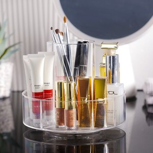 Hộp đựng sơn móng tay bằng <span class=keywords><strong>acrylic</strong></span> trong suốt xoay 360 độ, giá để đồ trang điểm, khay đựng mỹ phẩm - Product Image 4