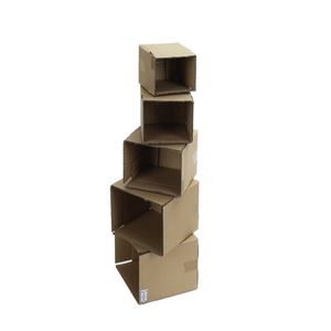 Wholesale cardboard post packaging box mailing kraft paper cardboard takeaway Square box for express packaging