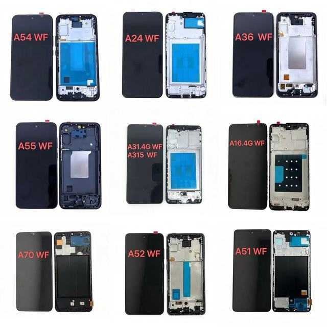 INCELL Screen Replacement Assembly for A20/A30/A40/A50/A70/A51/A52 Mobile Phones High Luminance Frame 1 Year Warranty