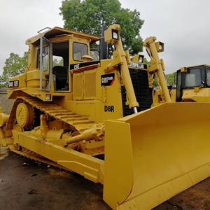 รถดันดิน CAT D8R ปี 2023 เครื่องยนต์คัมมินส์ กำลังดัน 10 เมตร ตัวถังสีเหลือง รถแทรกเตอร์ตีนตะขาบแคตเตอร์พิลลาร์ อุปกรณ์หนัก - Product Image 1