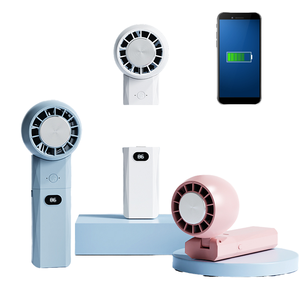 Ventilador portátil mini de 4000mAh al por mayor, batería externa móvil con logo personalizado, recargable, refrigeración, para el hogar, nuevo producto - Product Image 6