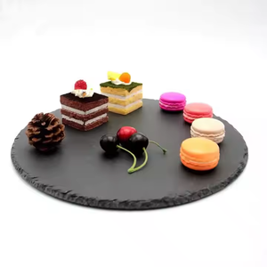 Plato de Pizarra Negra para Comida Occidental, Sushi y Filetes de Restaurante de Lujo, Personalizado y Saludable, Gran Venta 2026 - Product Image 2