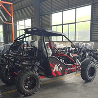 Nouveau design R5S-4 300CC Kart à pédales 4 temps 4 places Suspension indépendante Transmission par arbre