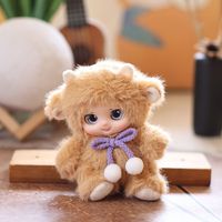 Peluche Virale Mignonne en Vinyle, Porte-clés Breloque de Sac à Dos Dessin Animé, Animal en Peluche, Mini Poupée, Accessoire Kawaii