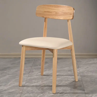 JP Meilleure vente de meubles commerciaux confortables chaises de cuisine en bois pour restaurant café chaises de salle à manger en bois massif