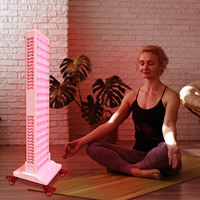 IDEATHERAPY RLPRO300 9 longueurs d'onde, thérapie par lumière infrarouge à haute irradiation, lampe de thérapie par lumière rouge, panneau de thérapie par lumière rouge