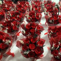 Buket Bunga Abadi Hadiah Hari Ibu Lovebay, Mawar Asli Diawetkan, Mawar Abadi Tahan Lama, Buket Bunga Diawetkan