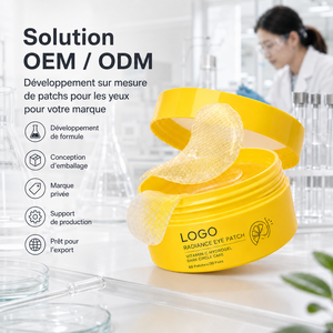 Conçu pour les cernes, soin hydratant nourrissant, améliore la peau sèche et ternie, éclaircit le contour des yeux, naturel, biologique, OEM ODM, masque pour les yeux en hydrogel VC - Product Image 3