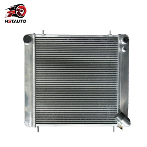 Radiador de Aluminio Completo para Jaguar <span class=keywords><strong>XKE</strong></span> 1965 <span class=keywords><strong>1966</strong></span> 1967, Pieza de Auto, Radiador Universal, Placa de Enfriamiento - Product Image 1