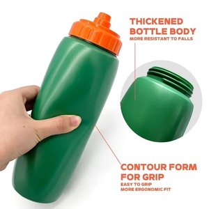 Bouteille d'eau de cyclisme et de hockey sur glace personnalisable avec logo, sans BPA, 700 ml et 1000 ml, à compression facile avec valve à débit rapide - Product Image 5