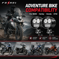 Phare auxiliaire de moto Ferei IM11 pour BMW GS Harley Honda KTM 7000LM longue portée, étanche IPX8