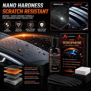 GRAPHONEX NANO BOROPHENE 1000 มล. น้ำยาเคลือบเซรามิกสำหรับรถยนต์ ป้องกันรอยขีดข่วน ป้องกันรังสียูวี ทนทานสูง - Product Image 5