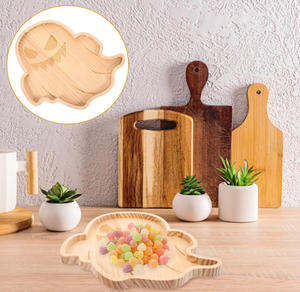 Bandeja de Servir de Madera, Linda y Original, Bandeja de Madera Natural para <span class=keywords><strong>el</strong></span> Desayuno - Product Image 2