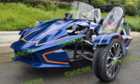 Trike Ztr à essence 3 roues ATV 350cc moto tout-terrain course Go Cart Quad Bike
