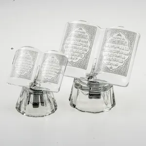 Venda por atacado mini musulano cristal holy quran as presentes de casamento islâmicos