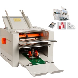 High Speed Automatic Desktop Folding Machine for Paper Documents Newspapers <b>Envelopes</b> Booklets Brochures New Condition Automatic - Product Image 1