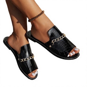 Venta al por Mayor Directa de Fábrica, Sandalias de Verano para Mujer, Punta Abierta, Estilo Coreano, con Parte Superior de PU y Suela Antideslizante - Product Image 2