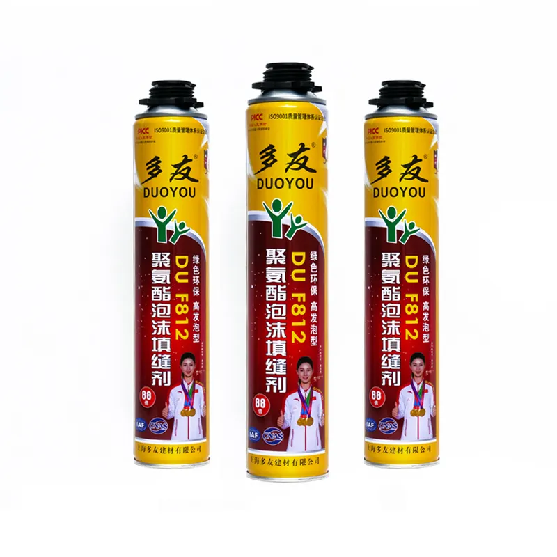 DUOYOU F812 inexpensive polyurethane foam sealant for caulking  waterproof insulation and heat insulation