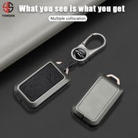 Porte-clés de voiture en cuir porte-clés coque de clé intelligente pour Suzuki Swift Wagon R Jimny Sierra Spacia Ertiga accessoires