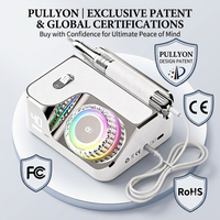 PULLYON Taladro de Uñas Impermeable y Resistente al Polvo, 40000 RPM, Sin Escobillas, Portátil, Recargable, Personalizable, Máquina de Manicura en Varios Colores