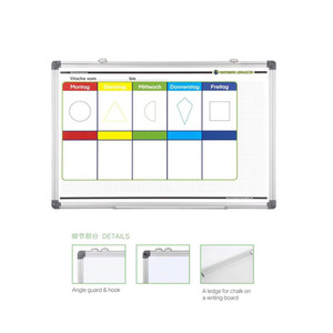 Calendrier personnalisé Planificateur mensuel <span class=keywords><strong>Bureau</strong></span> Tableau blanc Tableau magnétique Blanc - Product Image 1