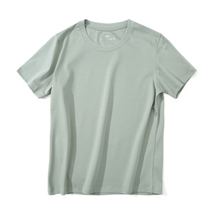 เสื้อยืดผู้หญิงผ้าฝ้ายพีมา 100% หนัก 190 กรัม ทรงเข้ารูปสำหรับฤดูร้อน พิมพ์โลโก้ได้ตามต้องการ คุณภาพสูง ระบายอากาศได้ดี - Product Image 6