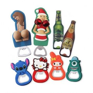 Wholesale 2D 3D PVC Rubber Bottle Opener Keychain Metal Bottle Opener Custom Beer With Logo Silicone Bottle Opener - Product Image 6