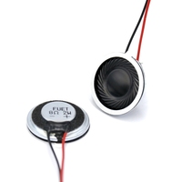 Speaker Mikro Mylar Diameter 23MM Bulat Kecil Magnet Internal Full Range 8 Ohm 2W dengan Kabel 2pin Konektor 1.25