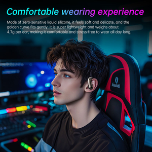 Auricolari Wireless Stereo OWS con Indicatore LED della Batteria, Impermeabili IPX4, BT <span class=keywords><strong>5</strong></span>.0, <span class=keywords><strong>5</strong></span>+ Ore di Autonomia per Sport e Sonno XG31 - Product Image 4