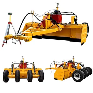 High Precision 2m Tractor-Trailed Laser Land Grader Automatic Agricultural Mechanical Scraper For Farms New Or Used