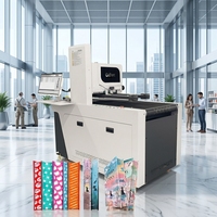 Máquina de Impresión Lateral de Libros por Inyección de Tinta Giftec, Alta Velocidad 10-25m, Impresión Automática de Bordes de Libros en una Sola Pasada, Personalización de PDF/JPG
