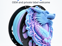 Filamen Matte PLA Spring 1.75mm 1kg Yiqiu3D Filamen Printer 3D dengan Hasil Akhir Matte Rendah Penyusutan untuk Cetakan Dekorasi pada Bambu Lab Creality