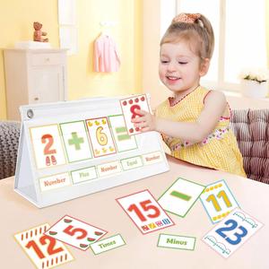 Tableau de poche éducatif pour l'apprentissage des mathématiques CVC, pour une utilisation en classe - Polyester 420D, 14,96 x 18,9 pouces, fournitures de bureau (tableau de poche uniquement) - Product Image 2