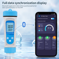Testeur de qualité de l'eau professionnel 6-en-1 PH/EC/TDS/Salinité/S.G/Température, contrôle intelligent par application, détecteur haute précision